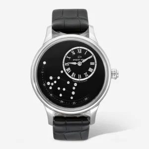 Jaquet Droz Date Astrale Zodiac Set-Gemini 18K White Gold Automatic Mens Watch J021014220