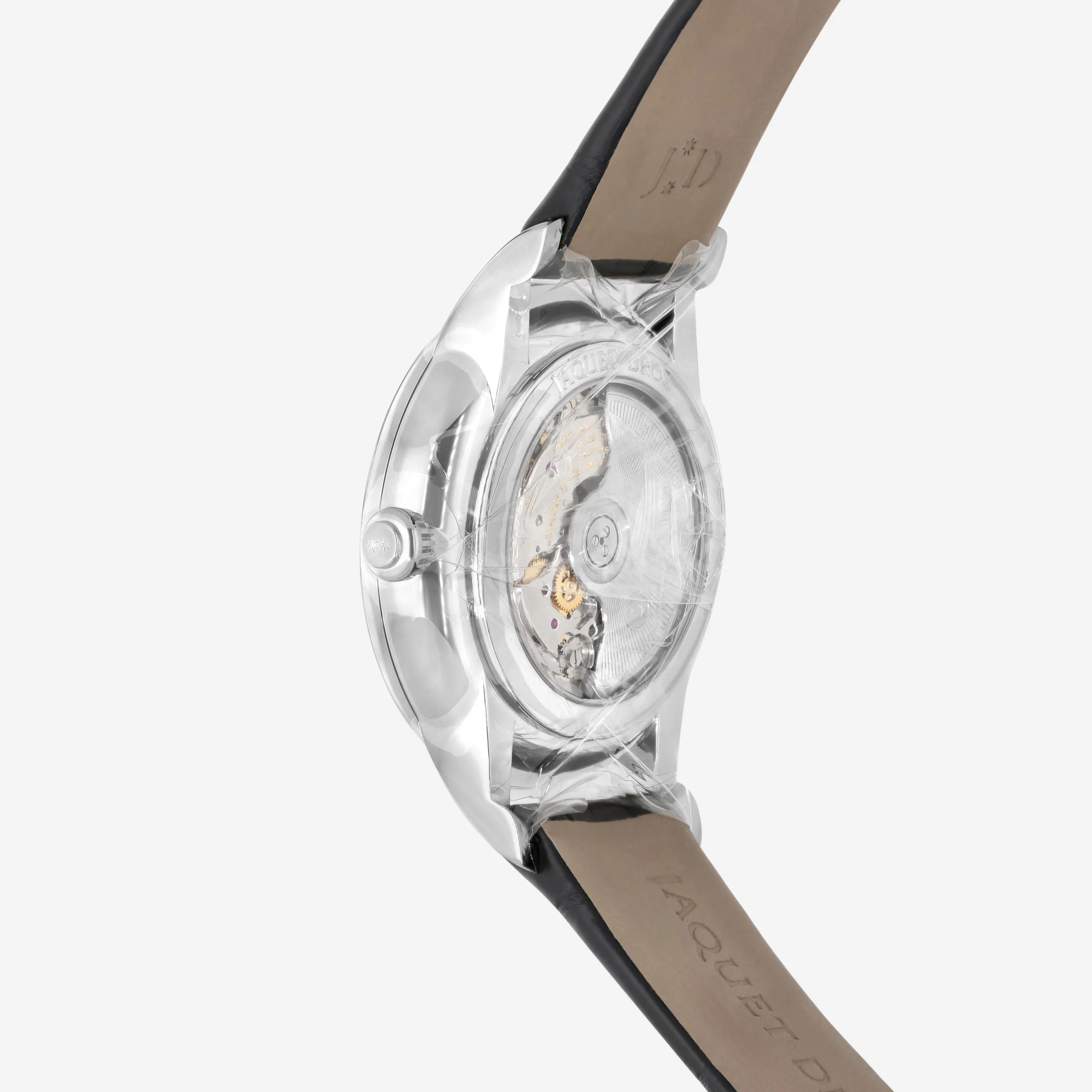 Jaquet Droz Date Astrale Zodiac Set-Gemini 18K White Gold Automatic Mens Watch J021014220