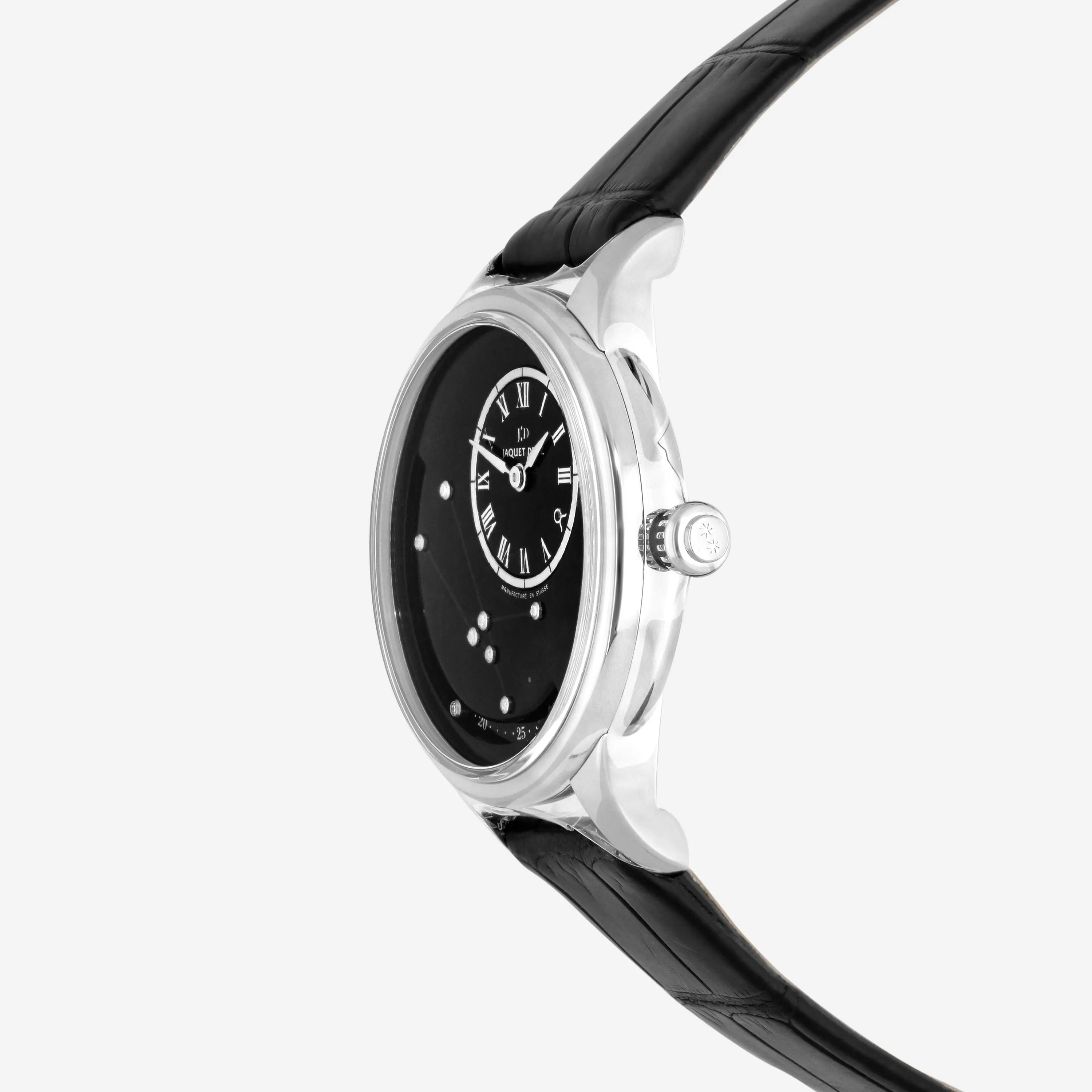 Jaquet Droz Date Astrale Zodiac Set-Taurus 18K White Gold Automatic Mens Watch J021014219