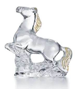 Large Gilded Zodiac Horse