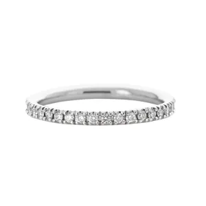 Micro Pav Diamond Band | 0.33ct | White Gold