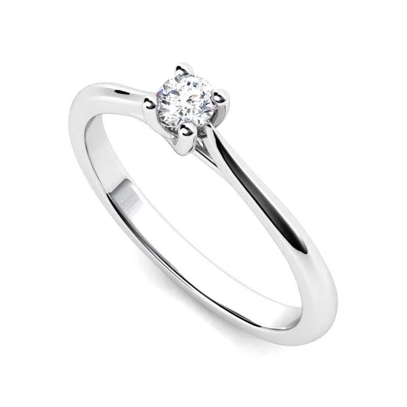 Minnie - Solitaire Diamond Ring 0.15ct
