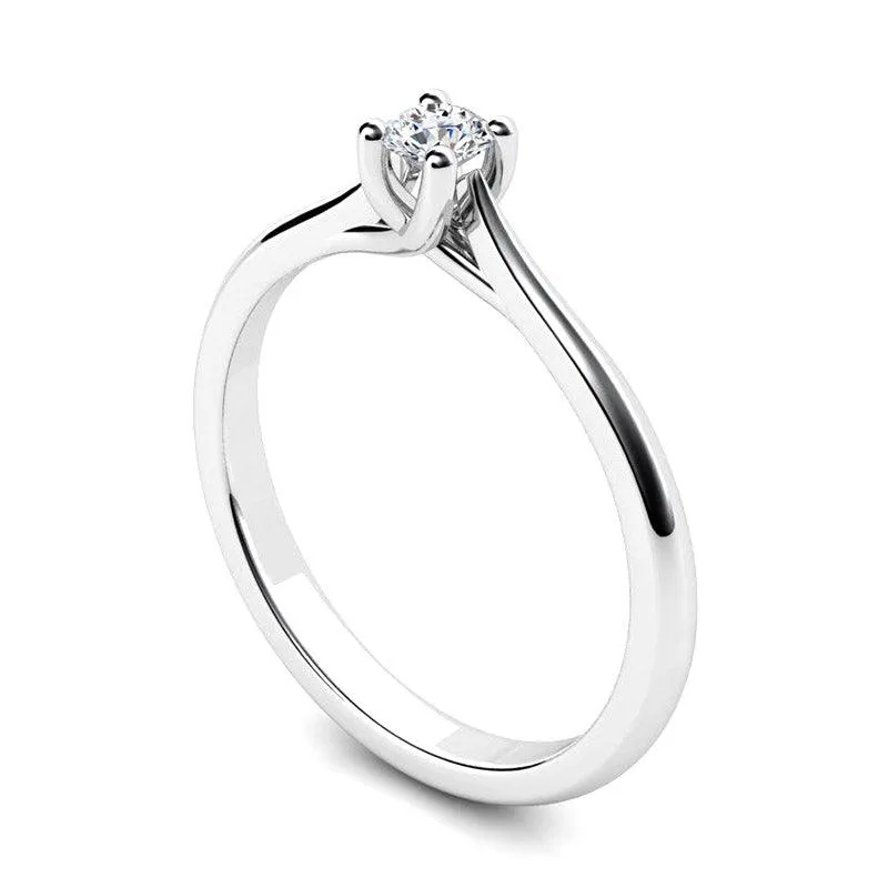 Minnie - Solitaire Diamond Ring 0.15ct