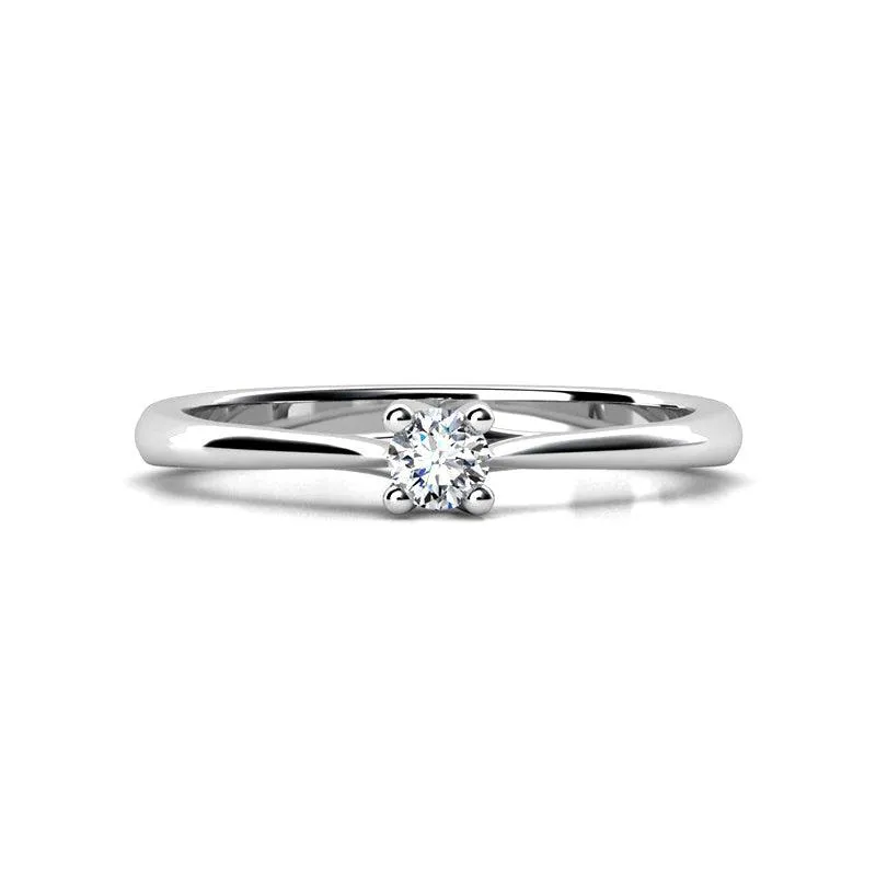 Minnie - Solitaire Diamond Ring 0.15ct