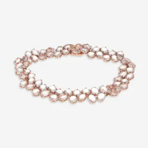 Nanis 18K Yellow Gold Rock Crystal Chain Bracelet BI1-515