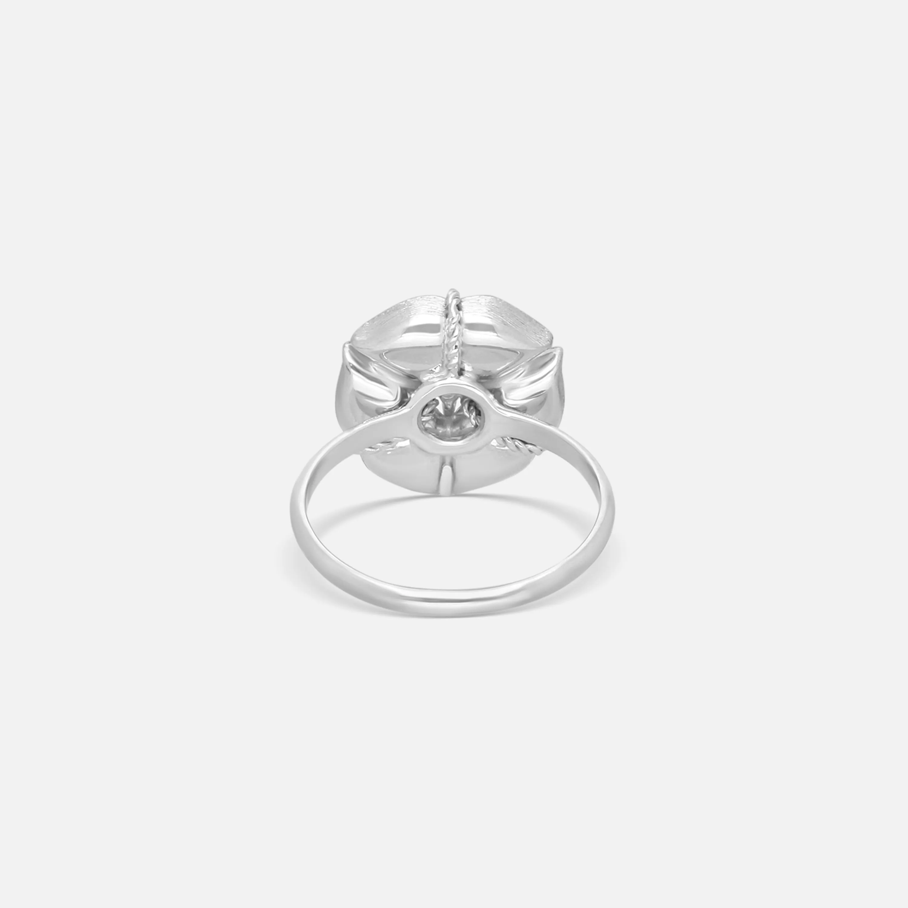 Nanis Amarcord 18K White Gold Diamond Statement Ring AS1-571