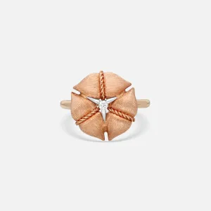 Nanis Amarcord 18K Yellow Gold Diamond Statement Ring AS1-571