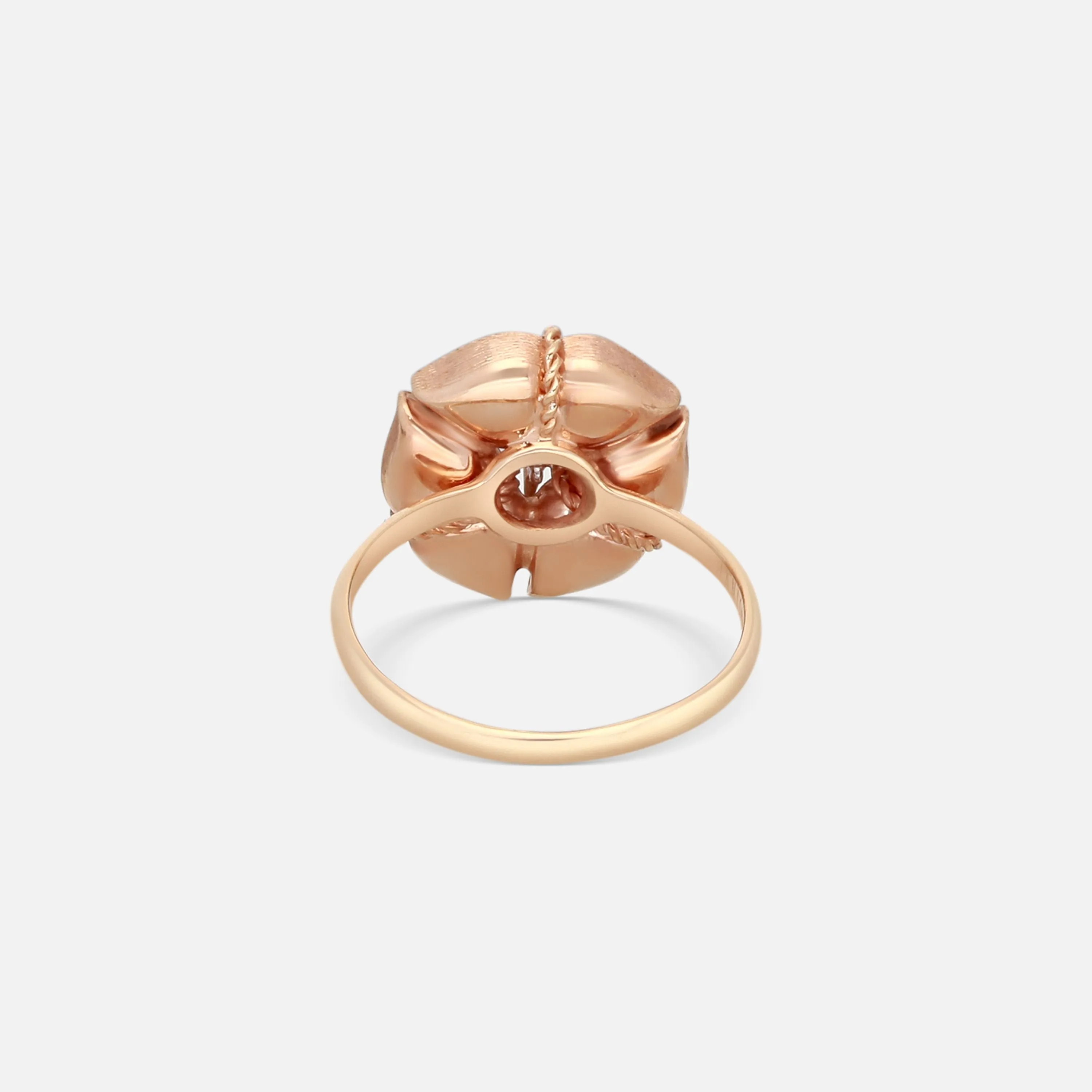 Nanis Amarcord 18K Yellow Gold Diamond Statement Ring AS1-571