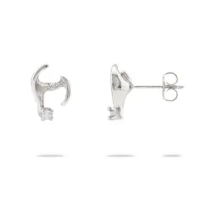 Pick A Pearl Earrings in White Gold with Diamonds