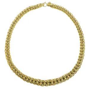 Post-1980s 14KT Yellow Gold Chain Necklace