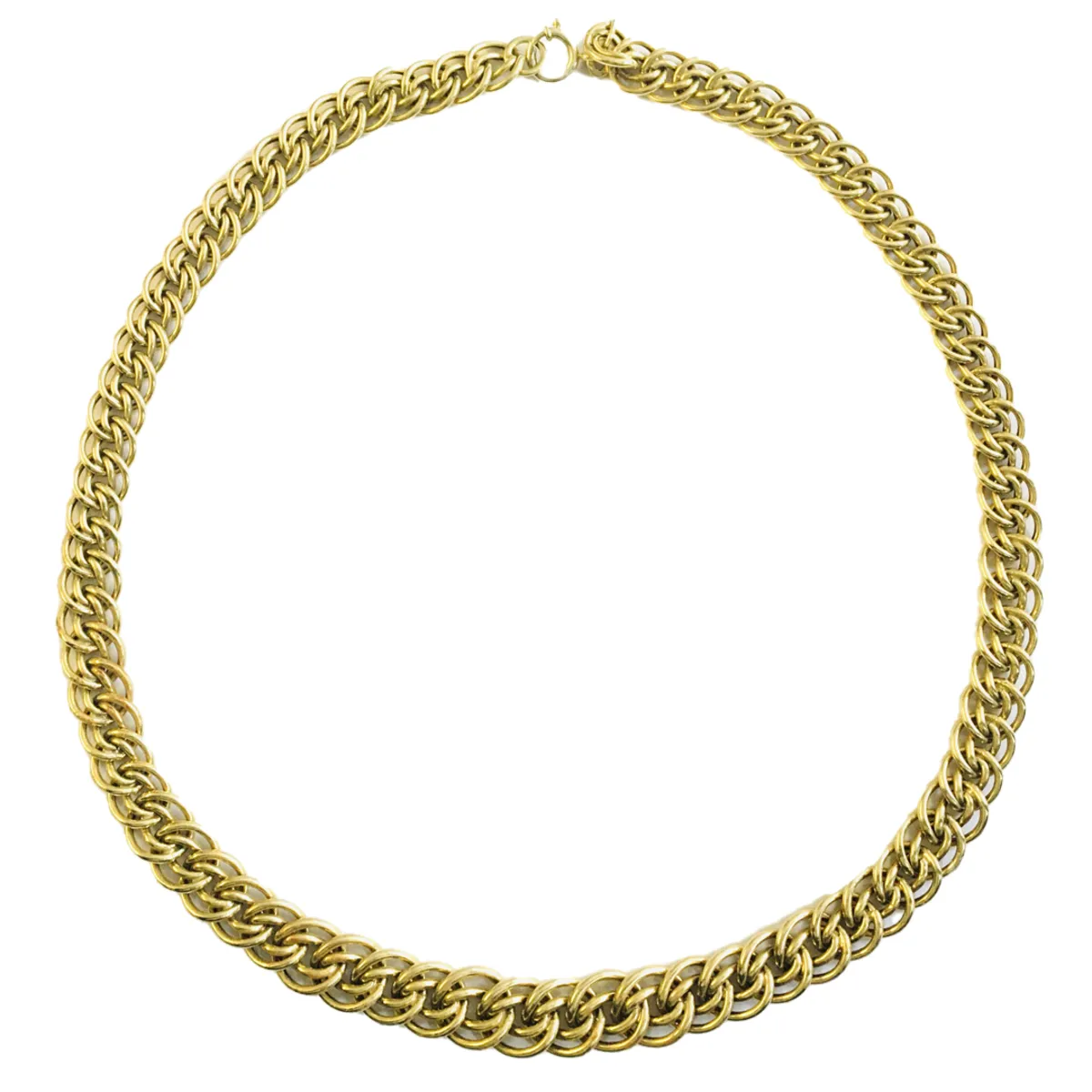 Post-1980s 14KT Yellow Gold Chain Necklace