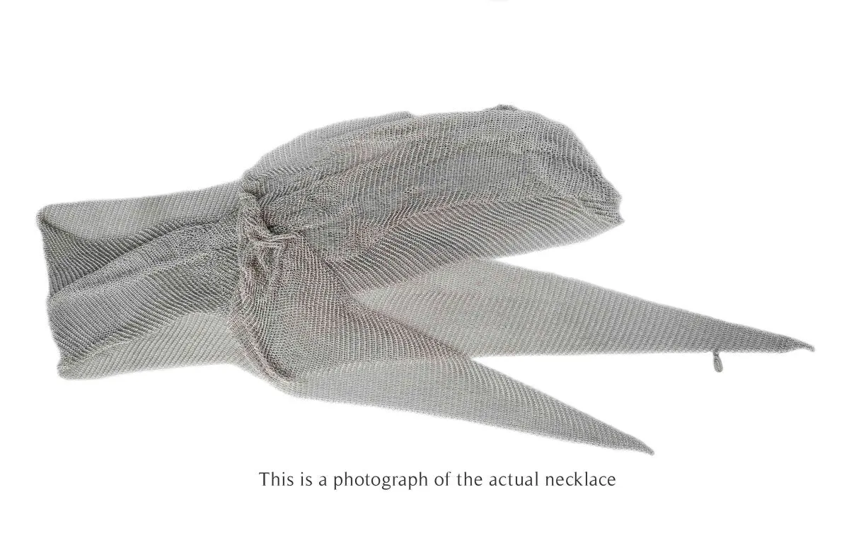 Tiffany & Co Large Elsa Peretti Mesh Scarf Necklace