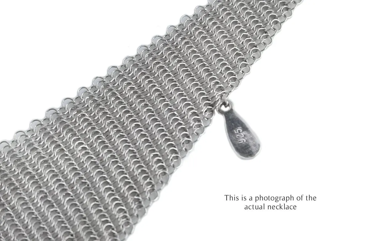 Tiffany & Co Large Elsa Peretti Mesh Scarf Necklace