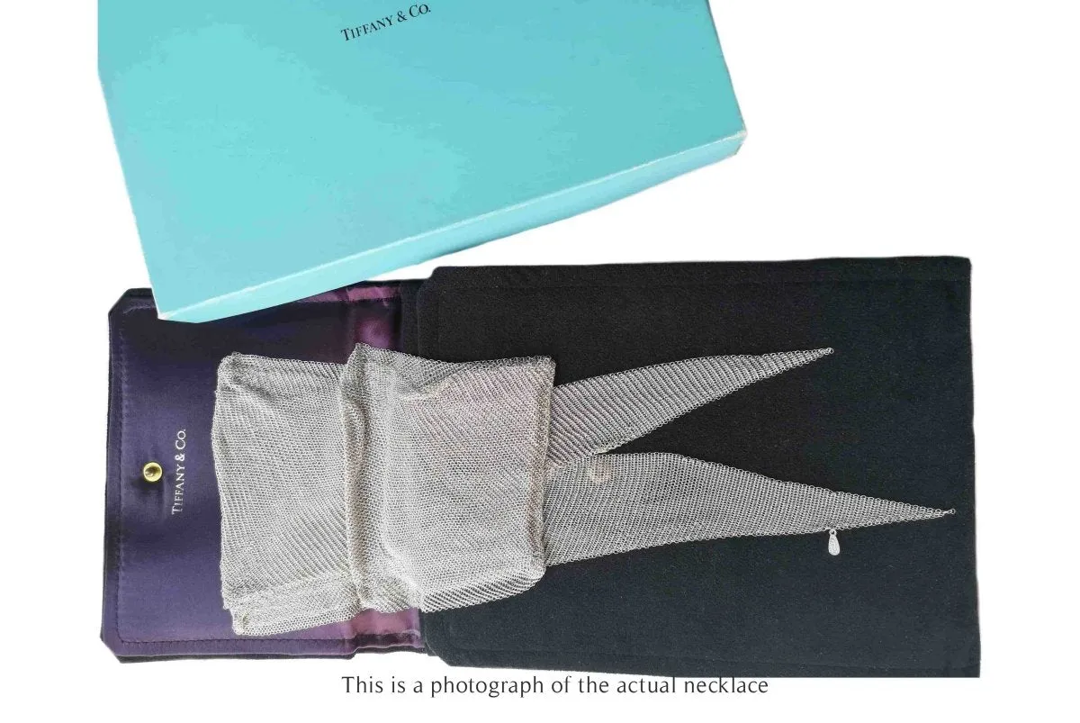 Tiffany & Co Large Elsa Peretti Mesh Scarf Necklace
